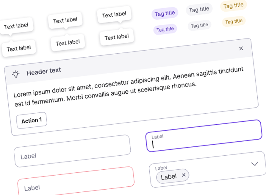 Tokenized design system project